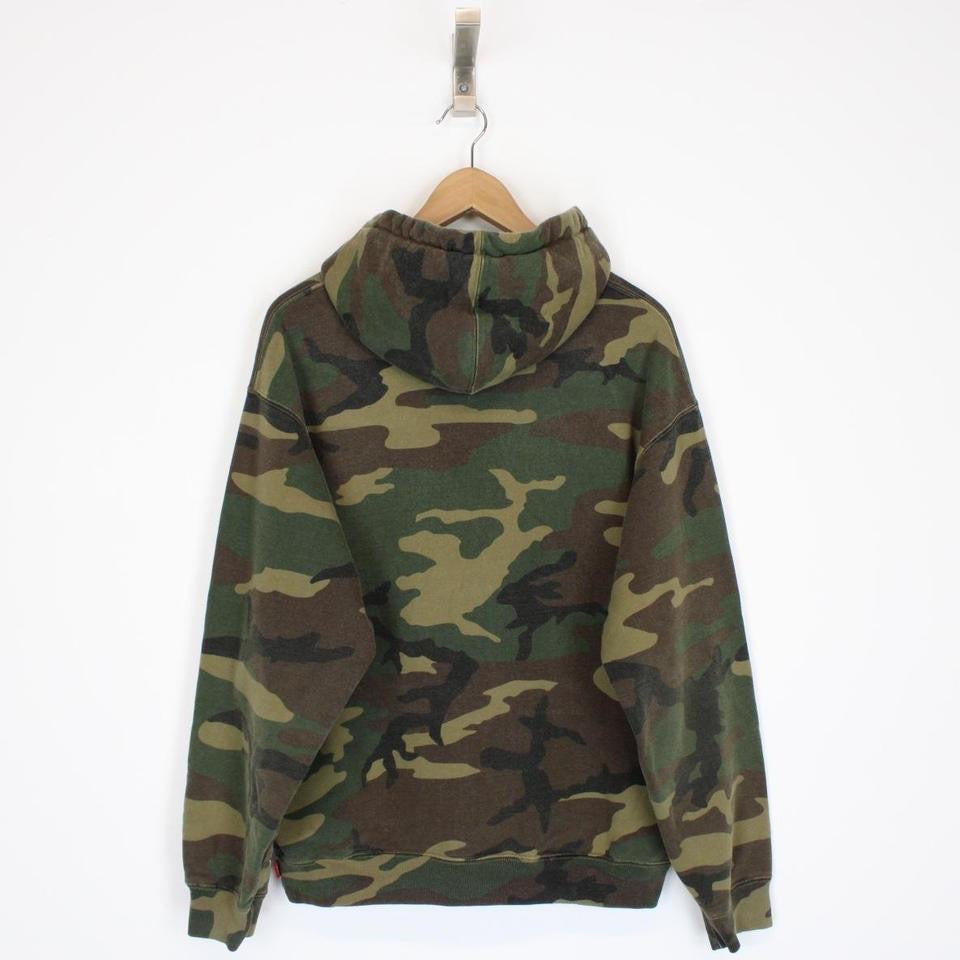 Supreme Hoodie Large Reflective Woodland Camo, Size L, NEW FW21 In Hand