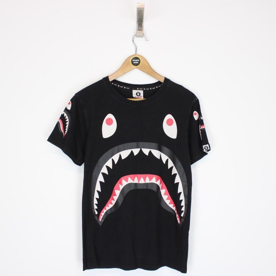 Bape AAPE Shark Graphic T Shirt Small Freshmans Archive