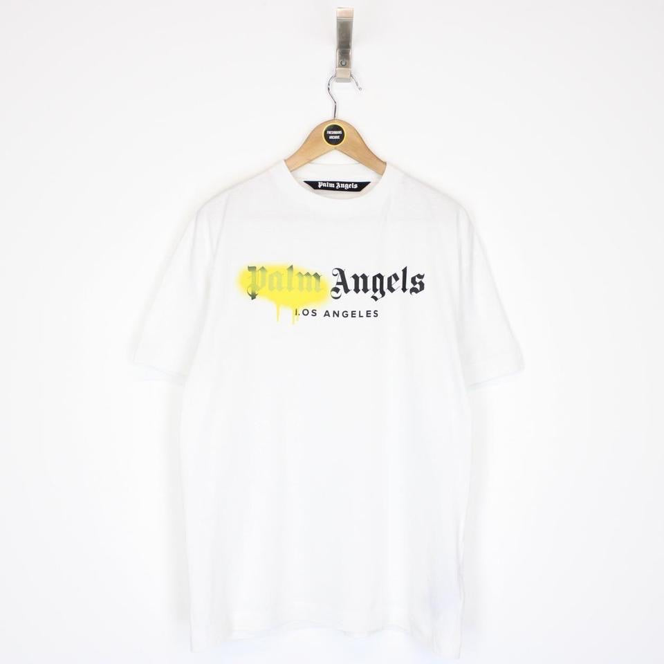 TOKYO SPRAYED LOGO S/S T-SHIRT in black - Palm Angels® Official