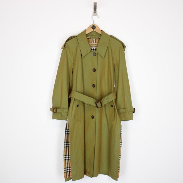 Burberry Side Slit Belted Trench Coat Small Freshmans Archive