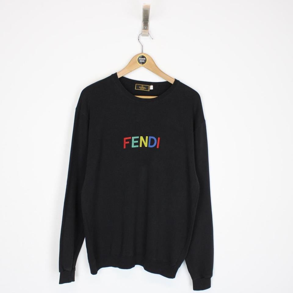 Fendi top logo sweatshirt