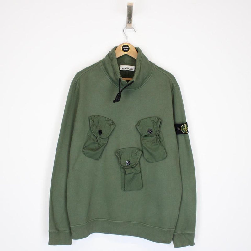 Stone Island AW 2021 Military Style Sweatshirt Large