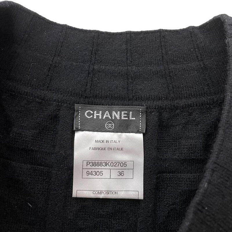 Chanel Cashmere Wool Sleeveless Dress Medium