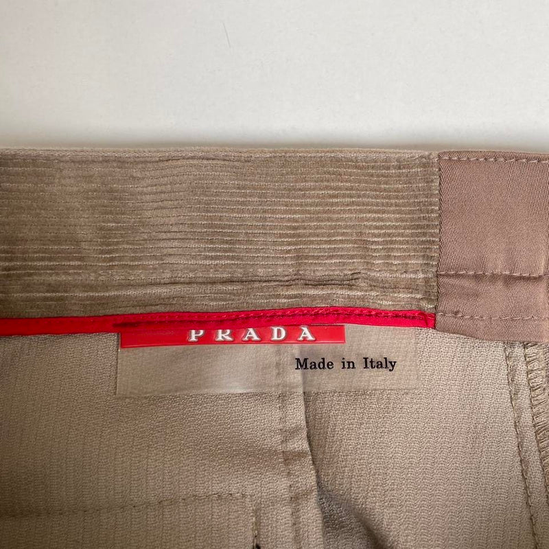 Vintage Prada Sport Corduroy Trousers Large