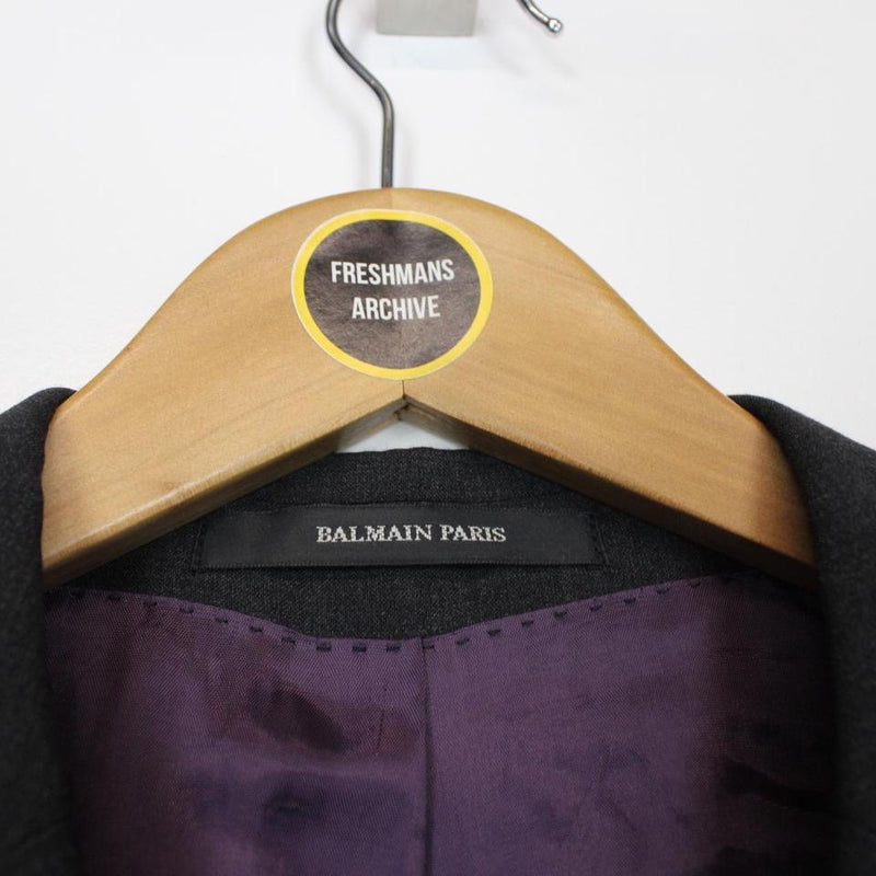 Vintage Balmain Wool Blazer Jacket XL