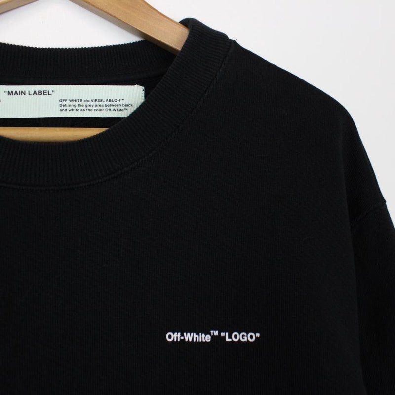 Off White Logo Sweatshirt S/M