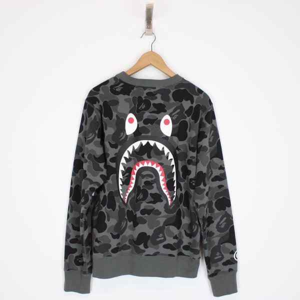 Bape Camo ABC Shark Sweatshirt Medium