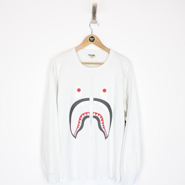 Bape shark long sleeve shirt best sale