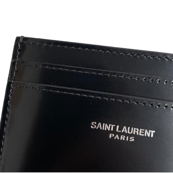 Saint Laurent Patent Leather Card Holder