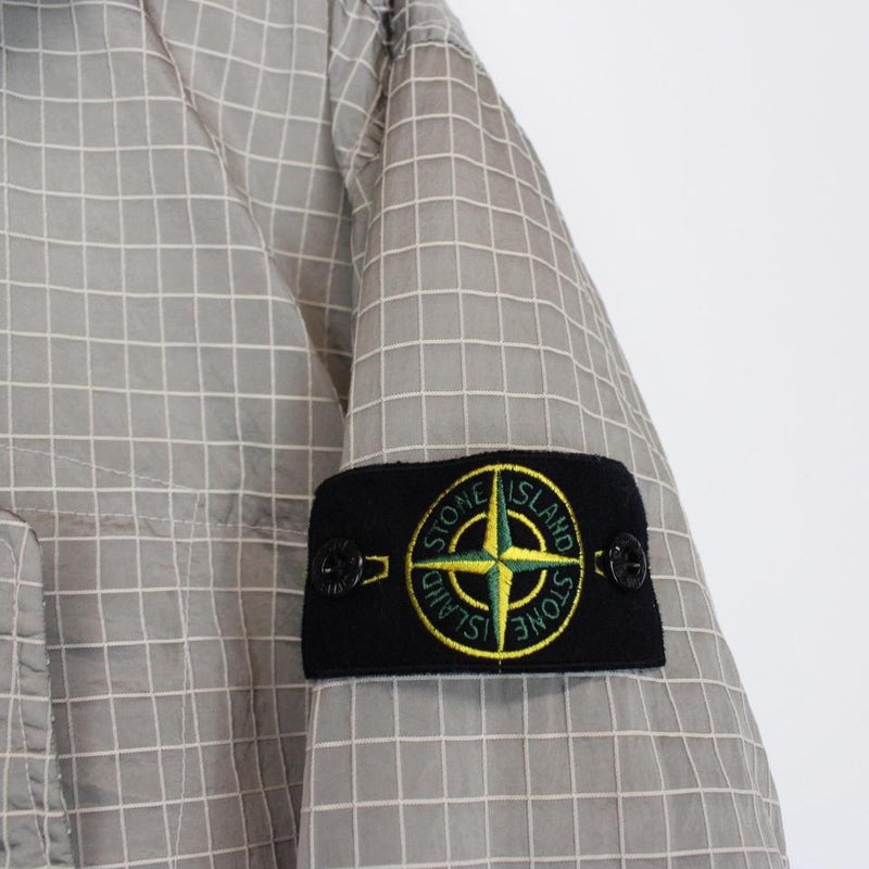 Stone Island AW 2023 Macro Ripstop Nylon Metal Pullover Jacket Large