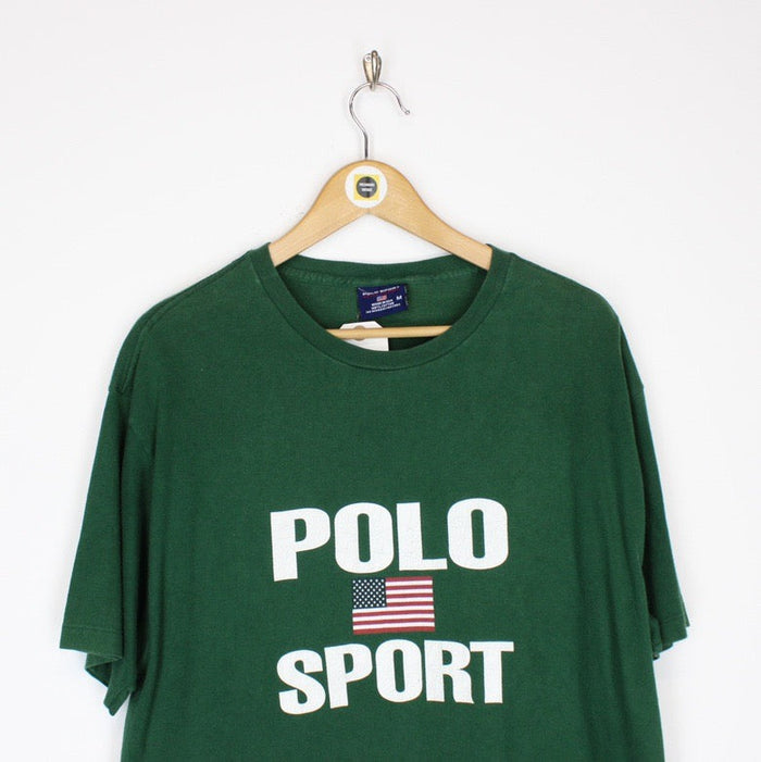 Vintage 90a s Polo Sport T Shirt Medium Freshmans Archive