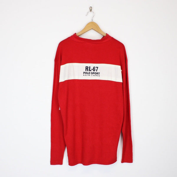 Deadstock Vintage Polo Sport Sweatshirt Large