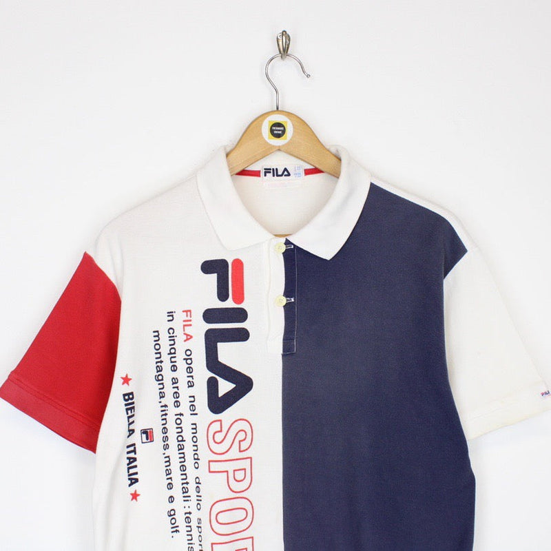 Vintage Fila Polo Shirt Medium