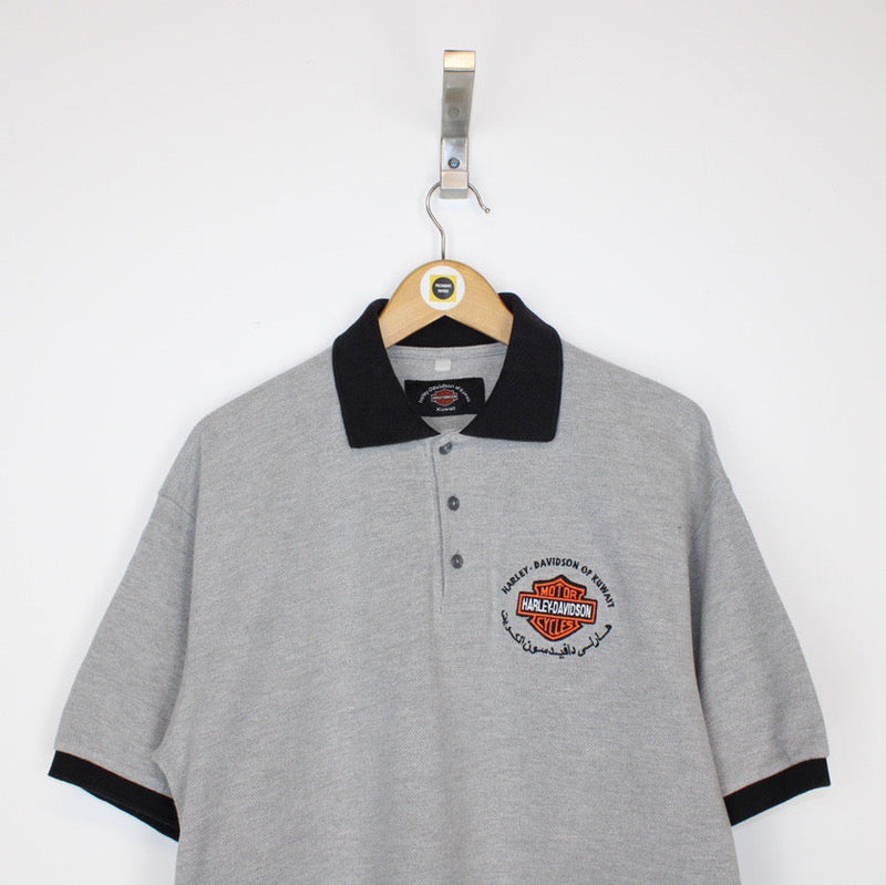 Vintage Harley Davidson Polo Shirt XL