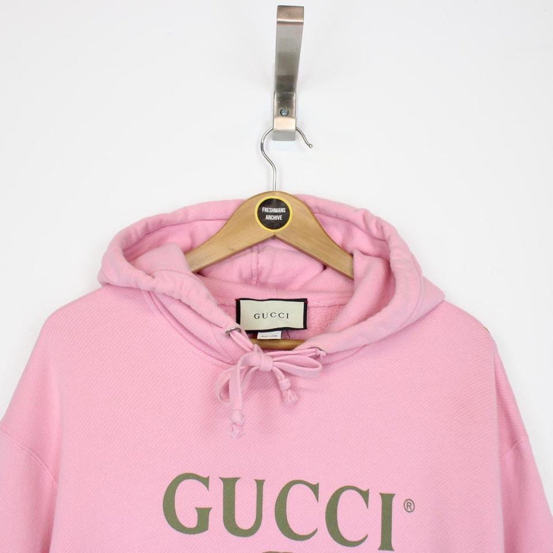 Gucci Dragon Embroidered Logo Hoodie Medium Freshmans Archive