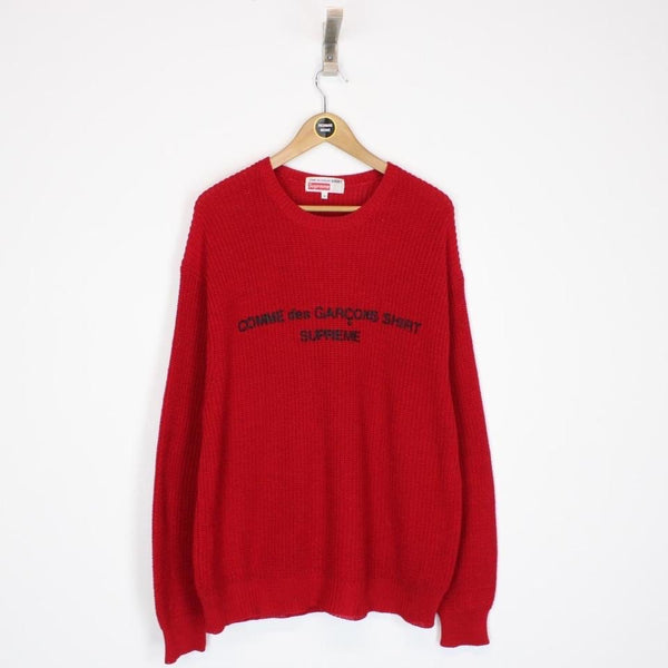 Comme des garcons supreme knit cheap sweater