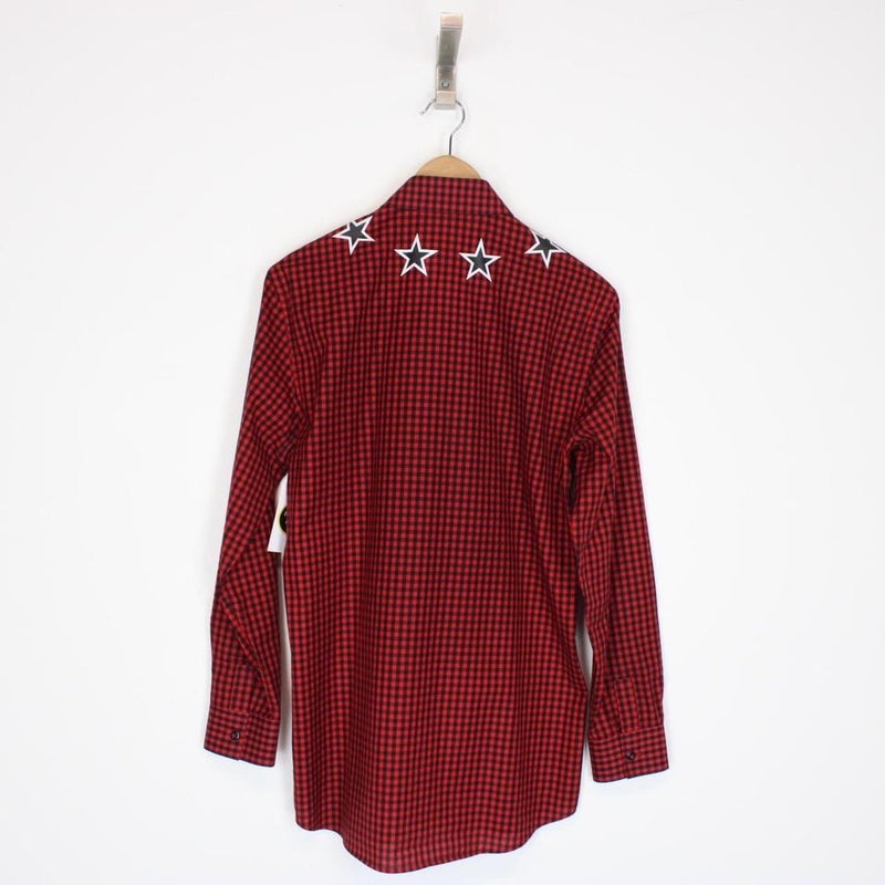 Givenchy Paris Star Tartan Shirt Medium Freshmans Archive