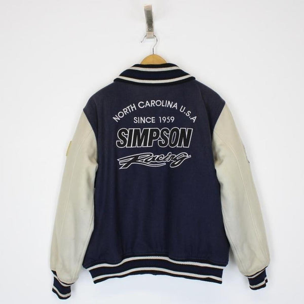 Vintage Simpson Racing Varsity Jacket Large