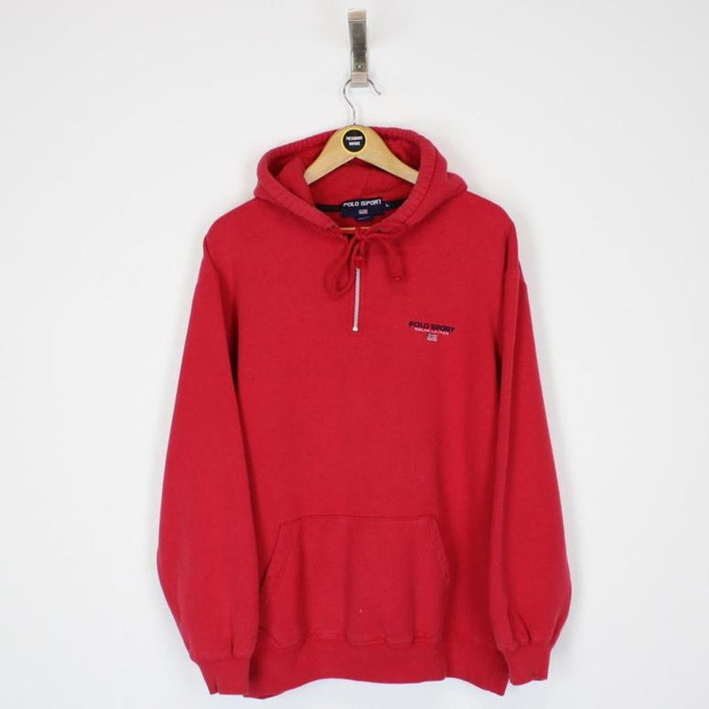 Vintage Polo Sport Hoodie Large