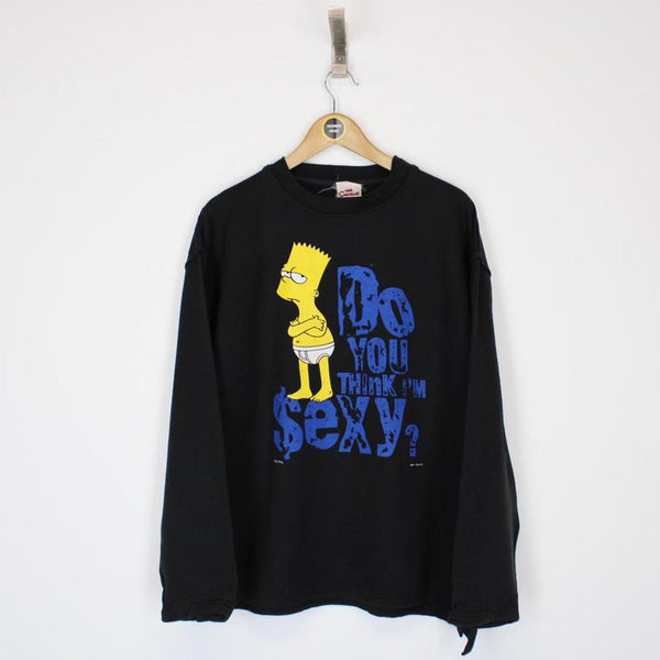 Vintage 1990 The Simpsons Sweatshirt Medium