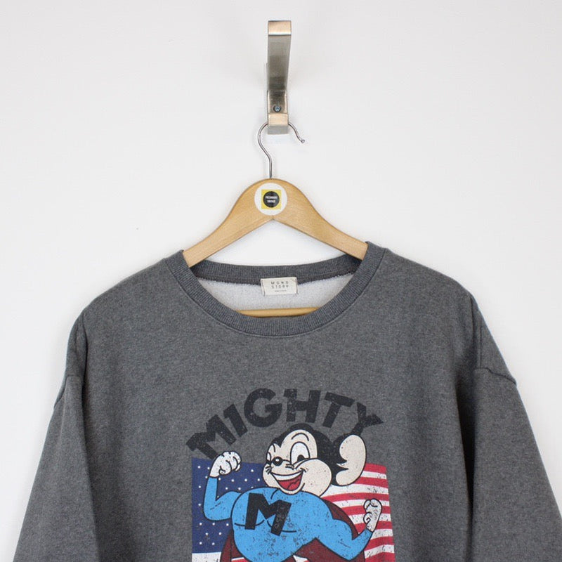 Vintage Mighty Mouse Sweatshirt Small