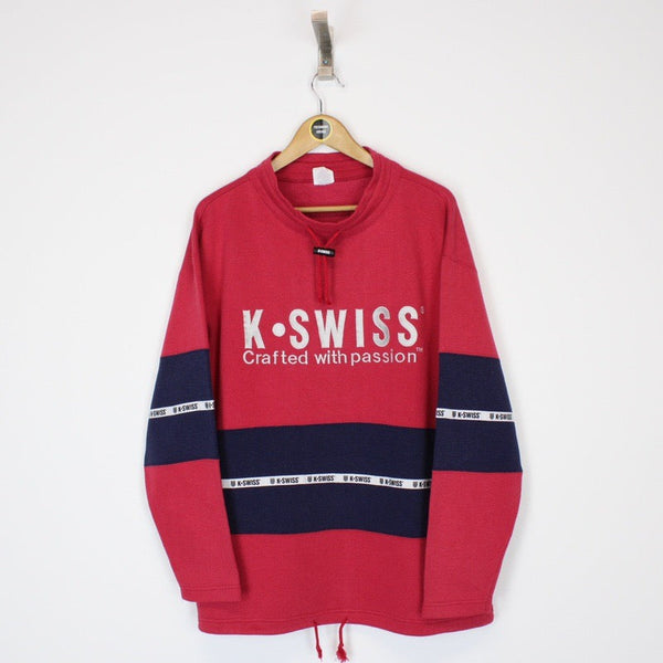 Vintage K-Swiss Sweatshirt Large