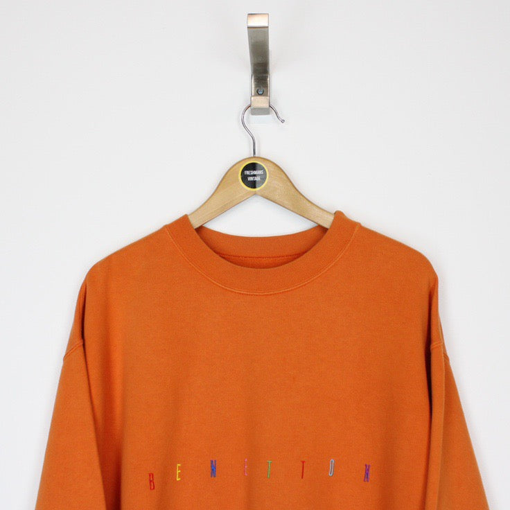 Vintage Benetton Sweatshirt Small