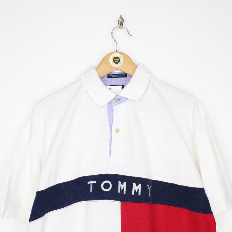 Vintage Tommy Hilfiger Polo Shirt Medium