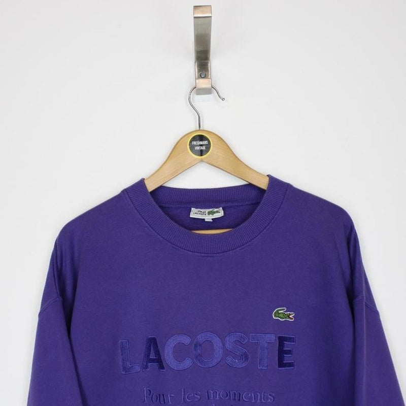 Vintage Lacoste Sweatshirt Large