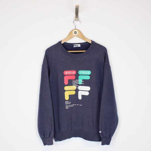 Vintage Fila Sweatshirt Medium