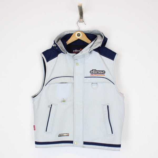 Vintage Ellesse Gilet Jacket Small