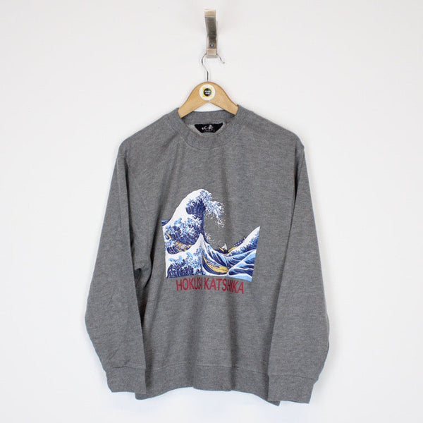 Vintage Hokusai Katsushika Sweatshirt Medium