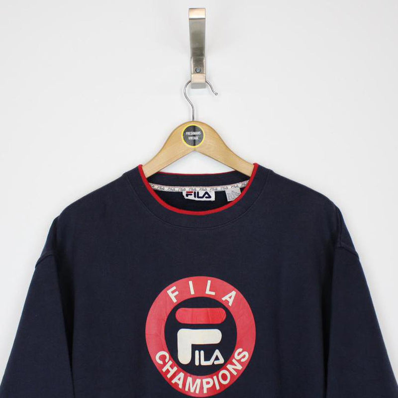 Vintage Fila Sweatshirt Medium