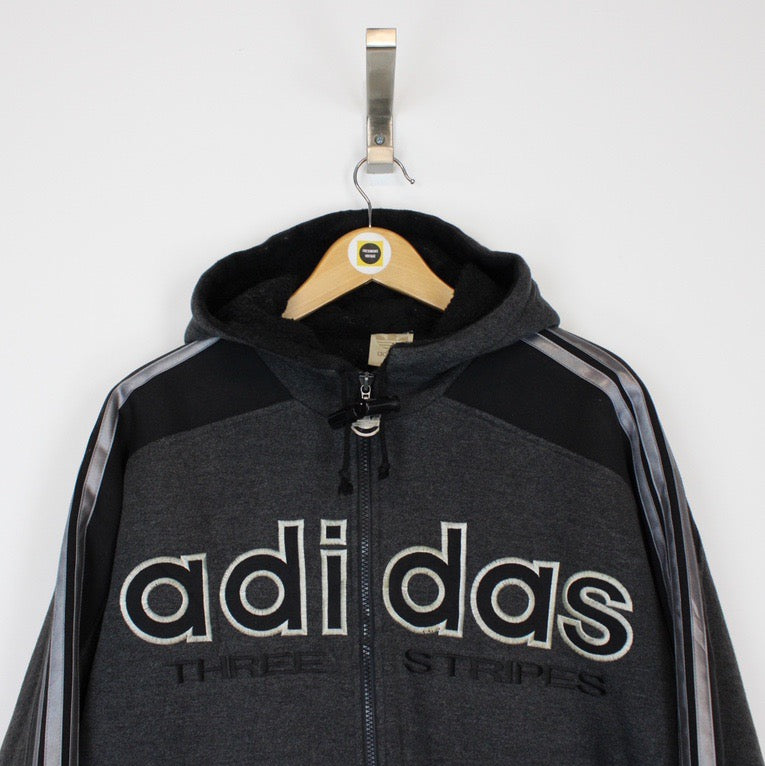 Vintage Adidas Hoodie Jacket XXL