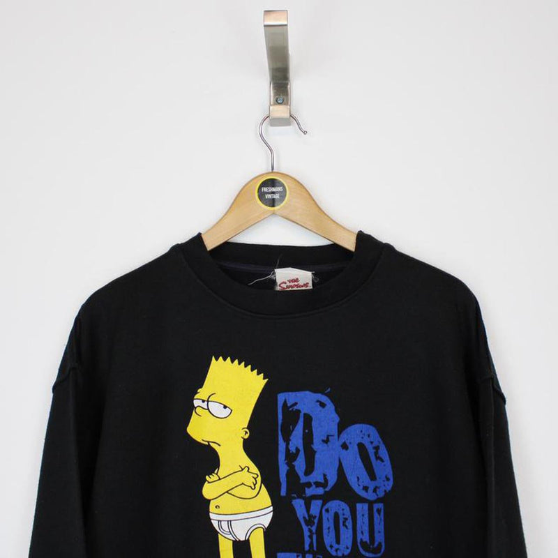 Vintage 1990 The Simpsons Sweatshirt Medium