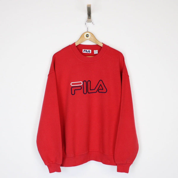 Vintage Fila Sweatshirt Medium