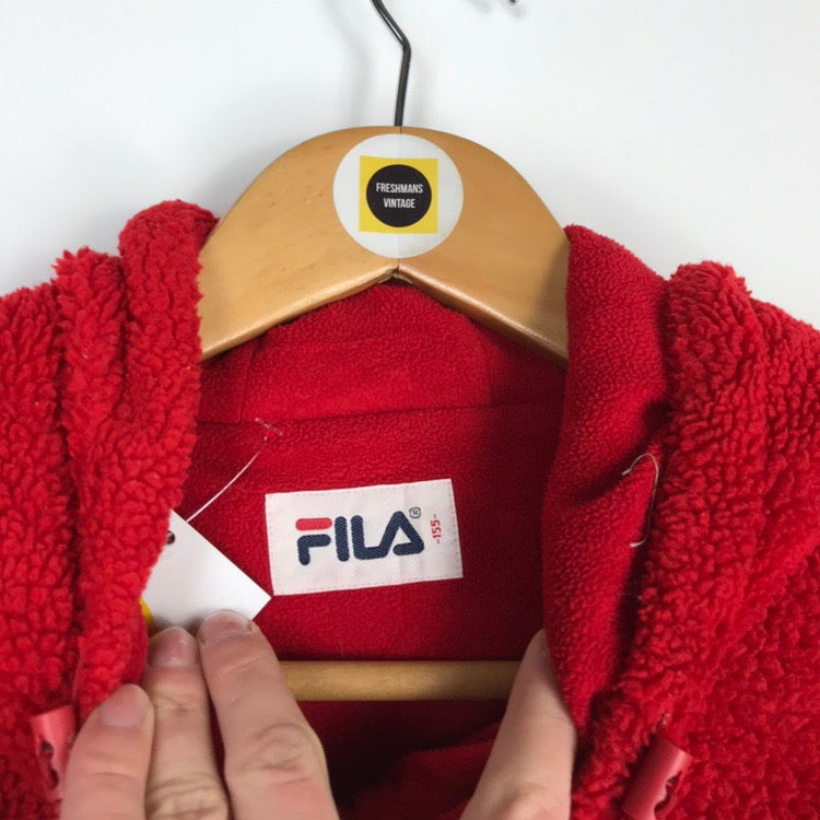 Vintage Fila Sherpa Fleece Medium