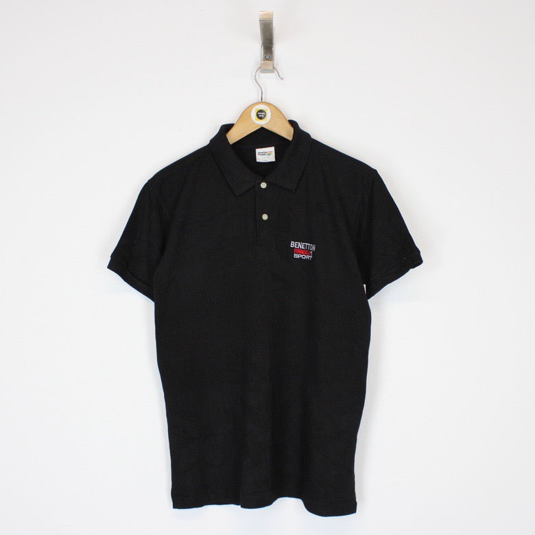 Vintage Benetton Polo Shirt Small