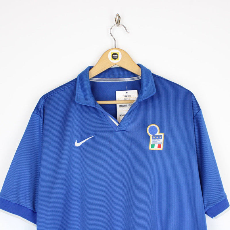 Vintage Nike Italy 1997-98 Football Shirt M-L