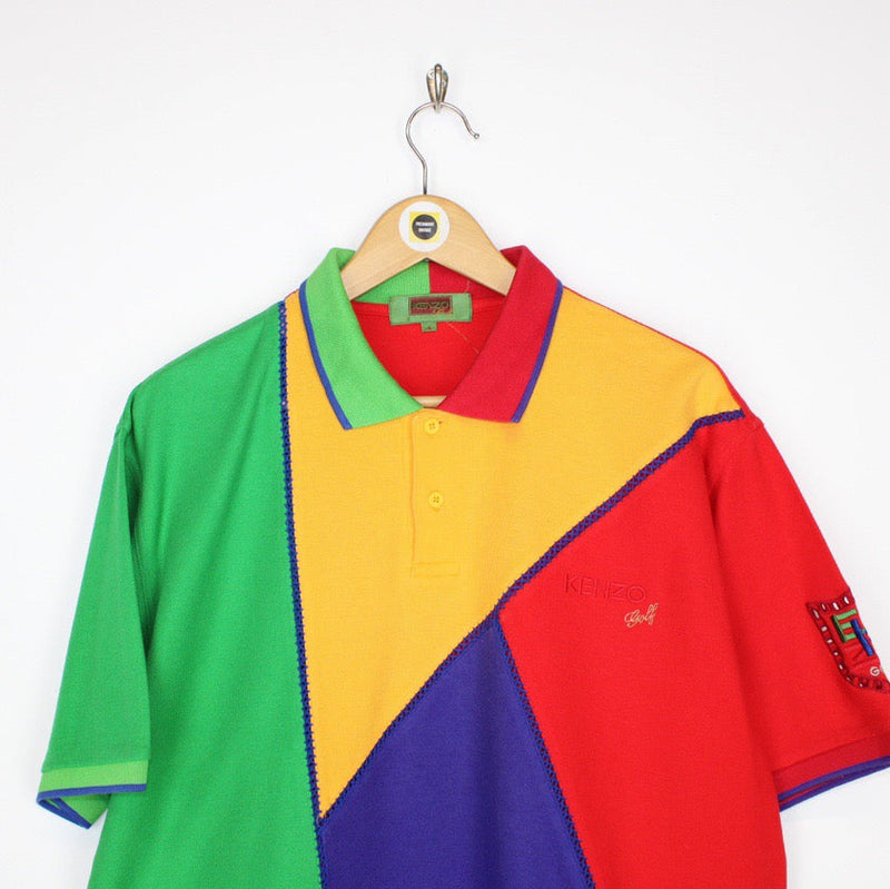 Vintage Kenzo Polo Shirt Large