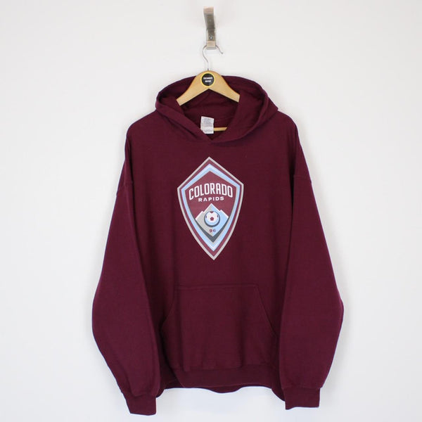 Vintage Colorado Rapids MLS Hoodie XL