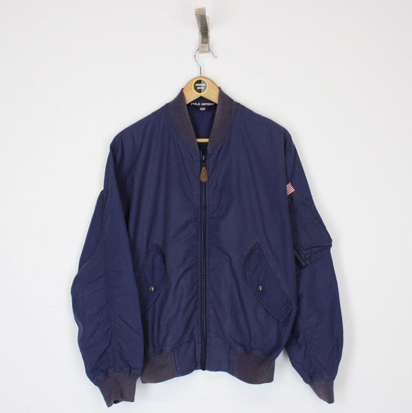 Vintage Polo Sport Bomber Jacket Medium