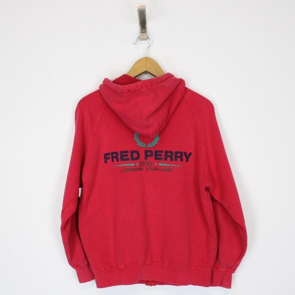 Vintage Fred Perry Hoodie Medium