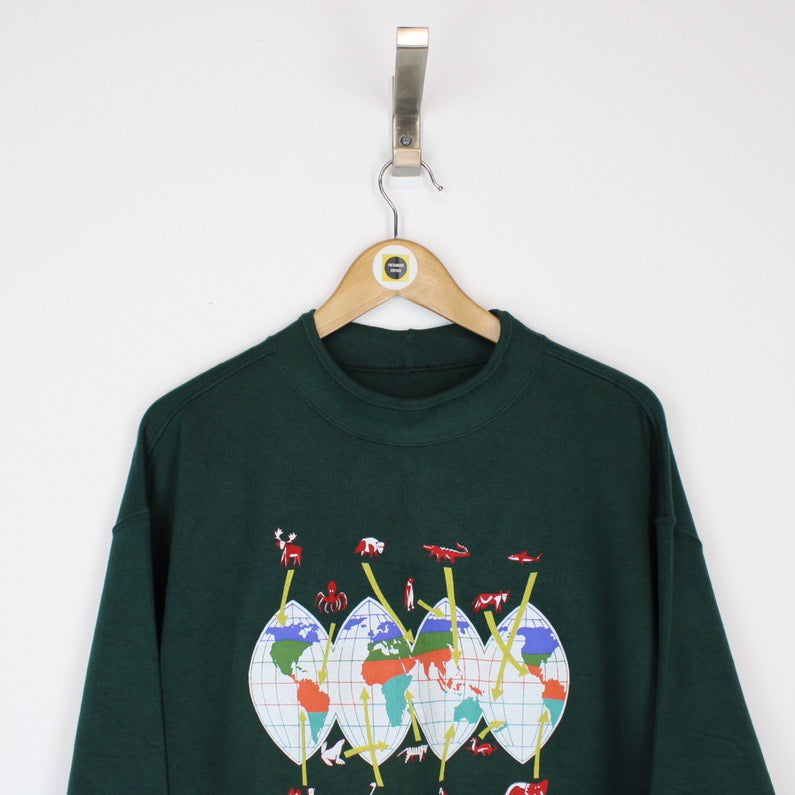 Vintage Benetton Sweatshirt Small