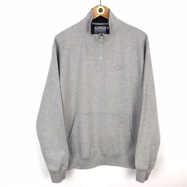 Vintage Champion 1-4 Zip Sweatshirt Medium