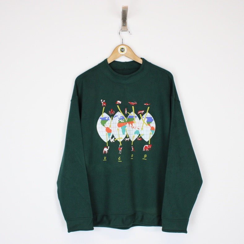 Vintage Benetton Sweatshirt Small