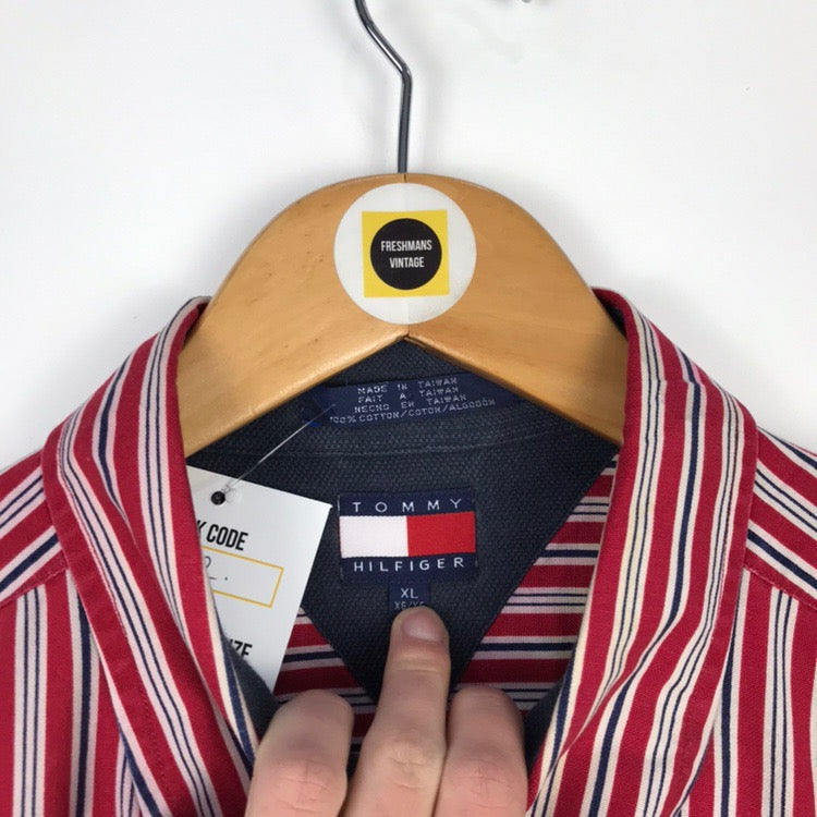 Vintage Tommy Hilfiger Striped Shirt XL