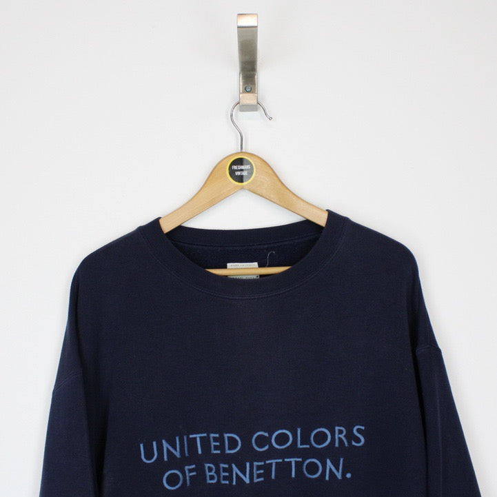 Vintage Benetton Sweatshirt Medium