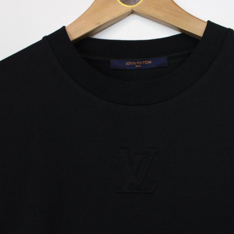 Louis Vuitton Embossed LV Logo T-Shirt Medium