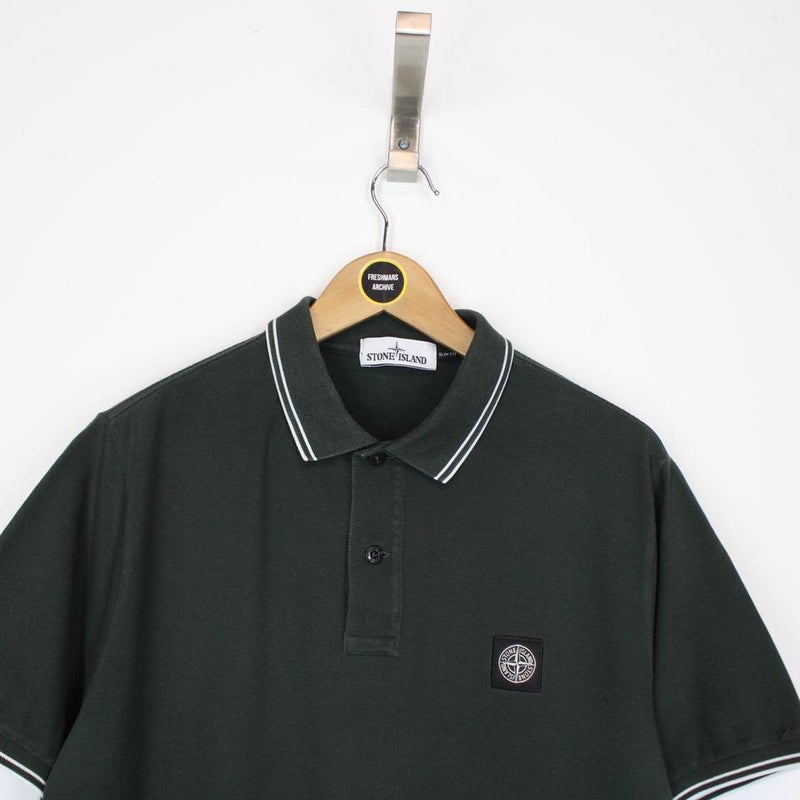 Stone Island Compass Polo Shirt XL